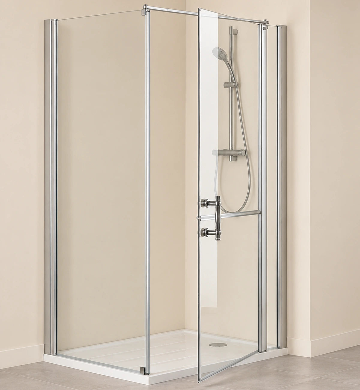 Full Height Split Shower