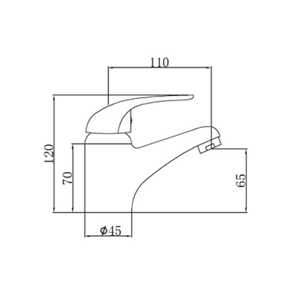 Alpha Basin Mixer